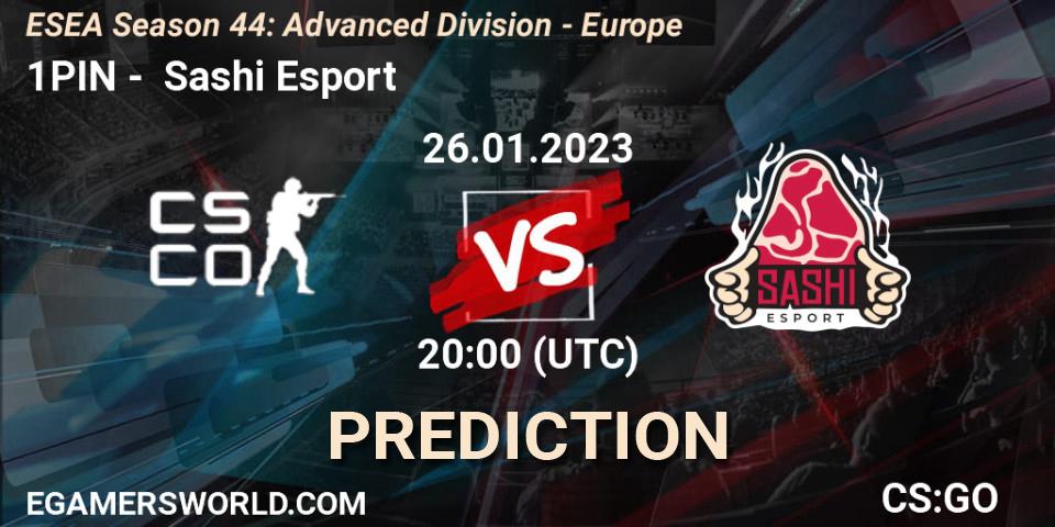 Coalesce - Sashi Esport: прогноз. 01.02.23, CS2 (CS:GO), ESEA Season 44: Advanced Division - Europe