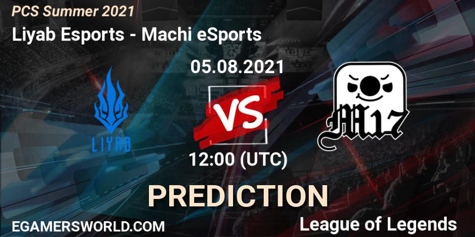Liyab Esports - Machi eSports: прогноз. 05.08.21, LoL, PCS Summer 2021