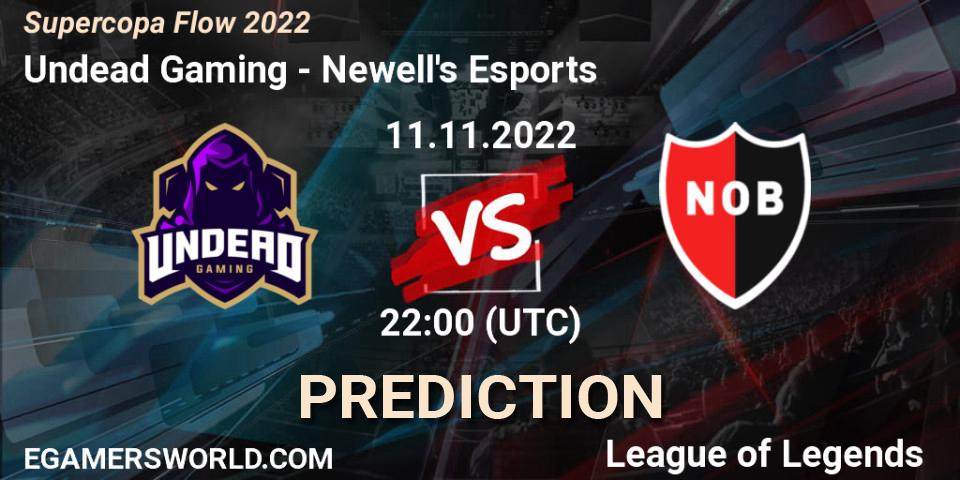 Undead Gaming - Newell's Esports: прогноз. 11.11.2022 at 22:00, LoL, Supercopa Flow 2022