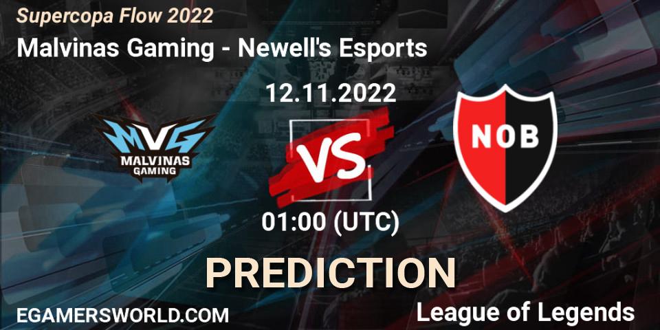 Malvinas Gaming - Newell's Esports: прогноз. 12.11.2022 at 01:00, LoL, Supercopa Flow 2022