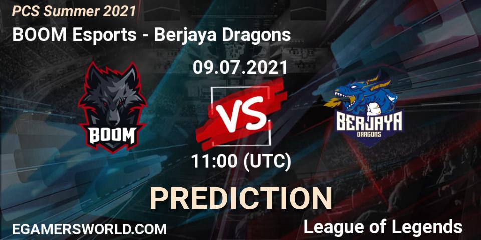 BOOM Esports - Berjaya Dragons: прогноз. 09.07.2021 at 11:00, LoL, PCS Summer 2021