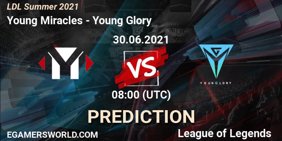 Young Miracles - Young Glory: прогноз. 30.06.2021 at 08:00, LoL, LDL Summer 2021