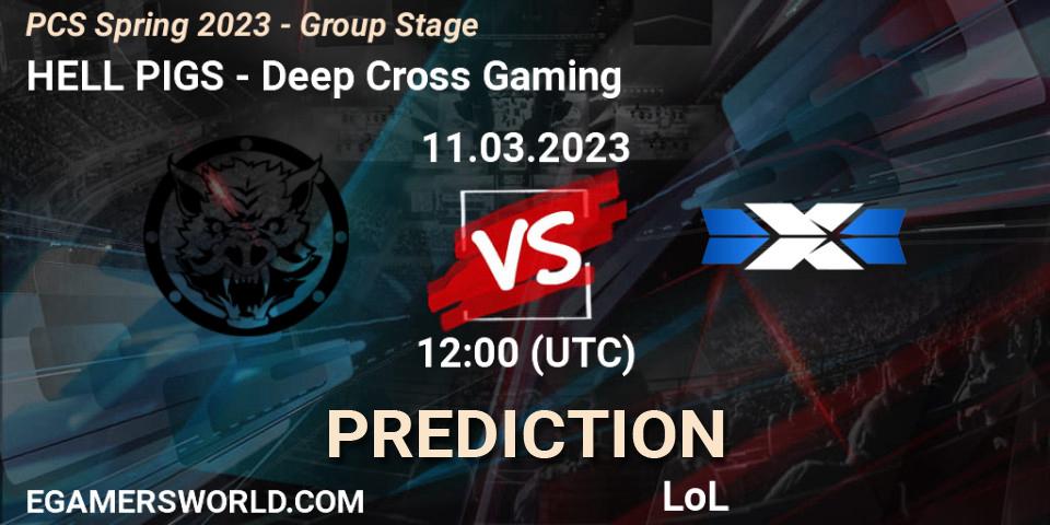 HELL PIGS - Deep Cross Gaming: прогноз. 12.02.2023 at 10:00, LoL, PCS Spring 2023 - Group Stage