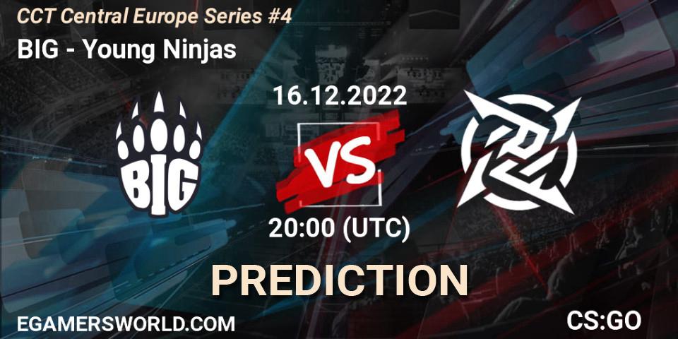 BIG - Young Ninjas: прогноз. 16.12.22, CS2 (CS:GO), CCT Central Europe Series #4