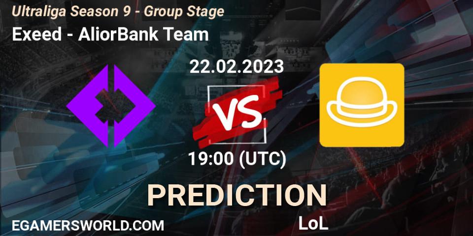 Exeed - AliorBank Team: прогноз. 27.02.2023 at 19:15, LoL, Ultraliga Season 9 - Group Stage