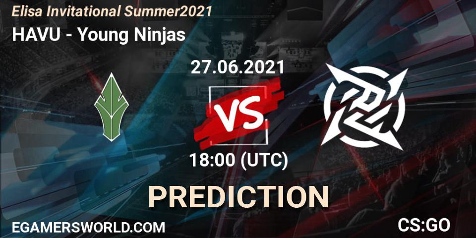 HAVU - Young Ninjas: прогноз. 27.06.21, CS2 (CS:GO), Elisa Invitational Summer 2021