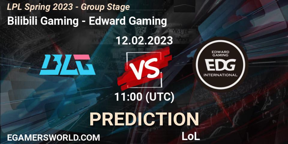 Bilibili Gaming - Edward Gaming: прогноз. 12.02.2023 at 11:45, LoL, LPL Spring 2023 - Group Stage
