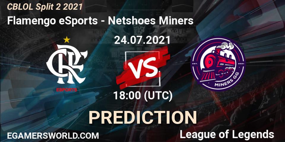 Flamengo eSports - Netshoes Miners: прогноз. 24.07.2021 at 18:00, LoL, CBLOL Split 2 2021