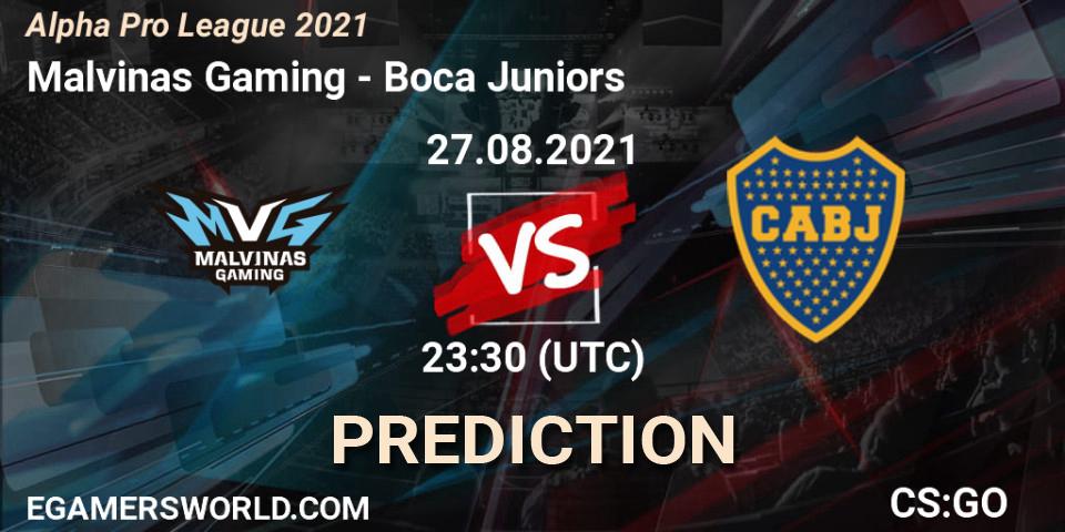 Malvinas Gaming - Boca Juniors: прогноз. 27.08.2021 at 23:30, Counter-Strike (CS2), Alpha Pro League 2021