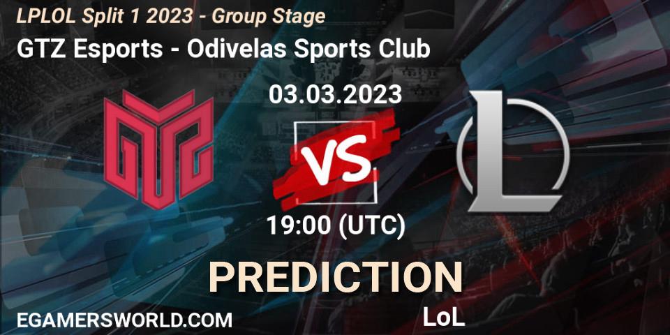 GTZ Bulls - Odivelas Sports Club: прогноз. 03.02.2023 at 19:00, LoL, LPLOL Split 1 2023 - Group Stage