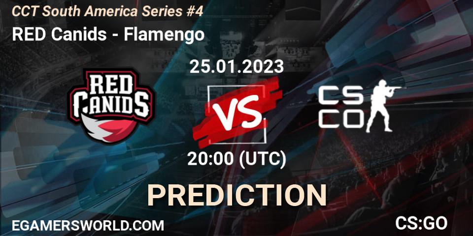 RED Canids - Flamengo: прогноз. 25.01.23, CS2 (CS:GO), CCT South America Series #4
