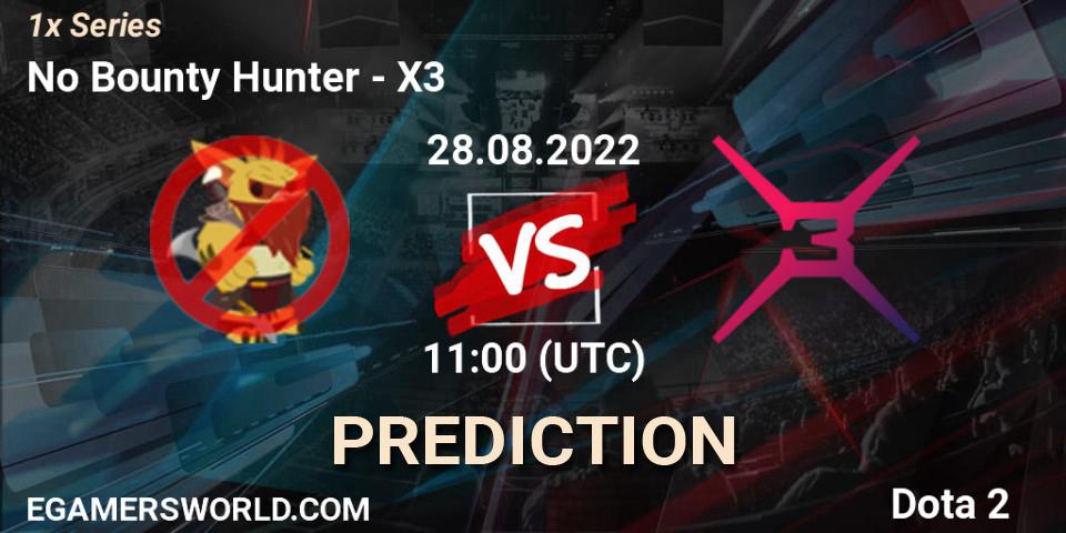 No Bounty Hunter - X3: прогноз. 28.08.2022 at 11:00, Dota 2, 1x Series