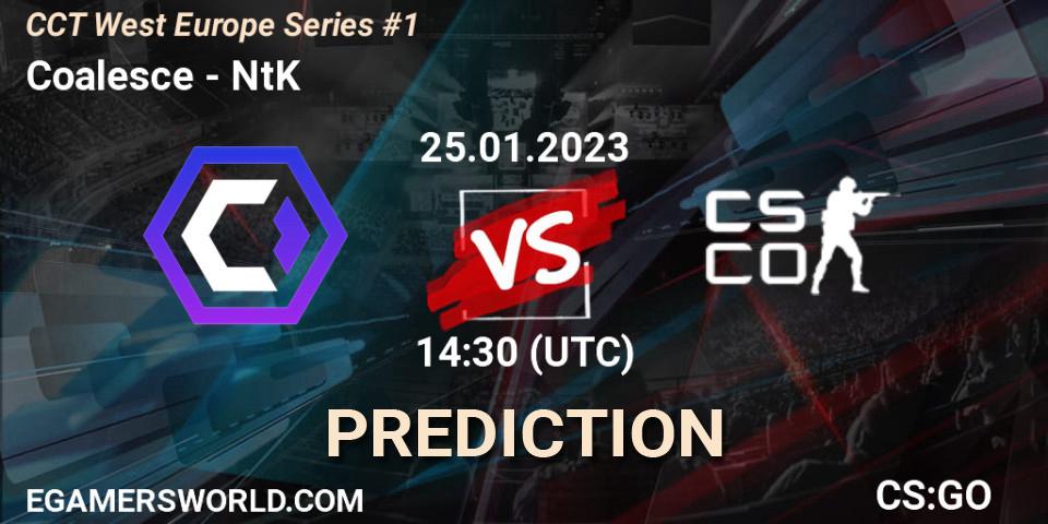 Coalesce - NtK: прогноз. 25.01.2023 at 14:30, Counter-Strike (CS2), CCT West Europe Series #1