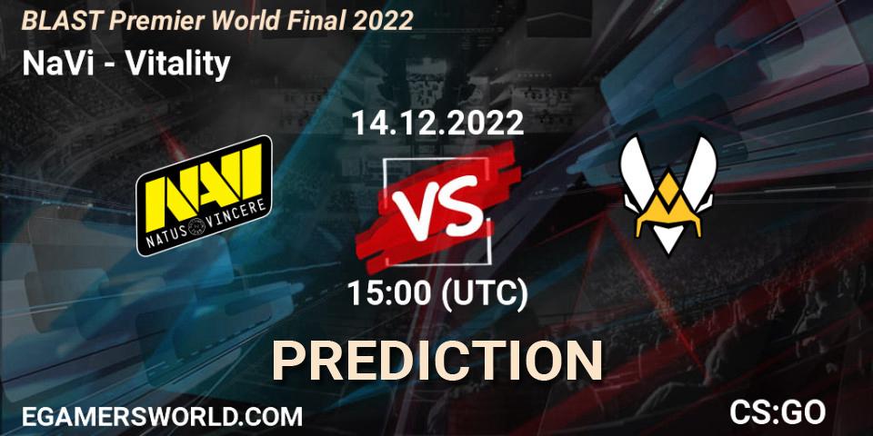 NaVi - Vitality: прогноз. 14.12.2022 at 18:25, Counter-Strike (CS2), BLAST Premier World Final 2022
