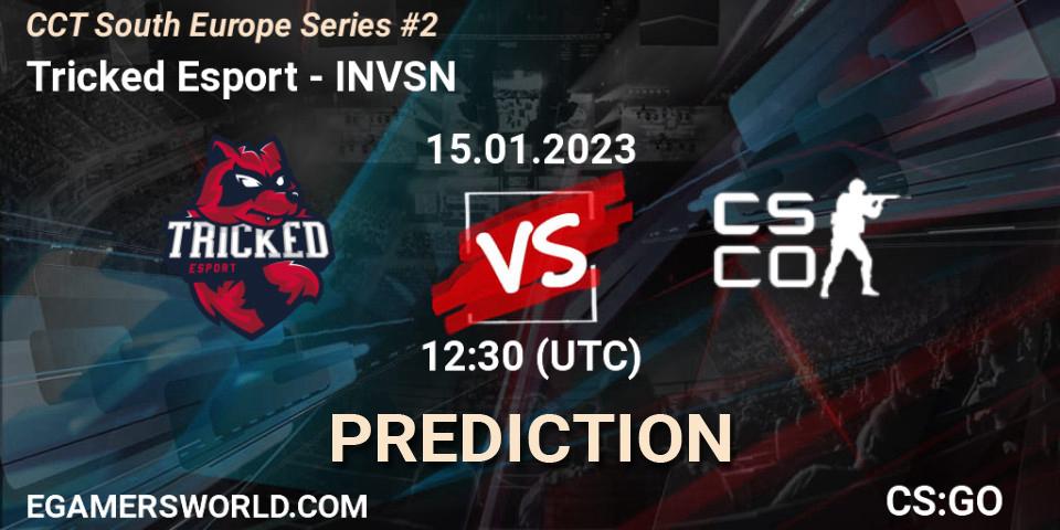 Tricked Esport - INVSN: прогноз. 15.01.2023 at 12:30, Counter-Strike (CS2), CCT South Europe Series #2