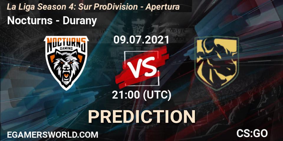 Nocturns - Durany: прогноз. 09.07.2021 at 21:00, Counter-Strike (CS2), La Liga Season 4: Sur Pro Division - Apertura