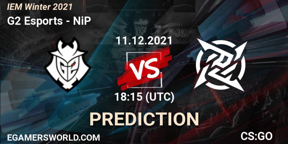 G2 Esports - NiP: прогноз. 11.12.21, CS2 (CS:GO), IEM Winter 2021