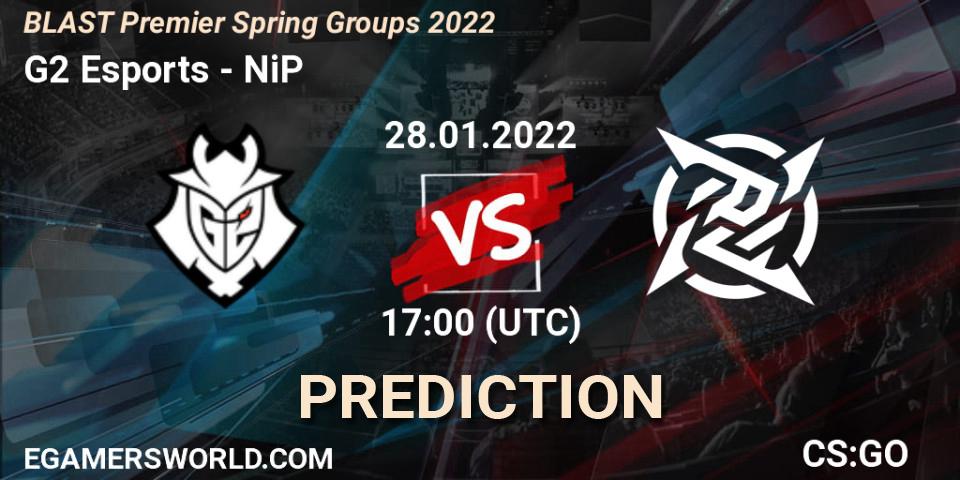 G2 Esports - NiP: прогноз. 28.01.2022 at 17:00, Counter-Strike (CS2), BLAST Premier Spring Groups 2022