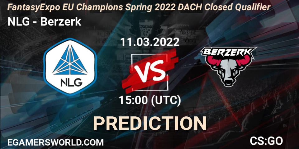 NLG - Berzerk: прогноз. 11.03.2022 at 15:00, Counter-Strike (CS2), FantasyExpo EU Champions Spring 2022 DACH Closed Qualifier