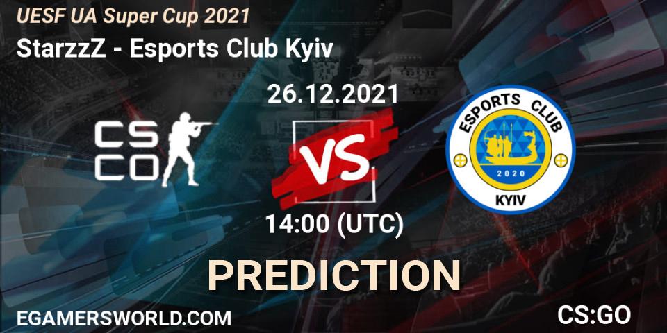 StarzzZ - Esports Club Kyiv: прогноз. 26.12.2021 at 14:00, Counter-Strike (CS2), UESF Ukrainian Super Cup 2021