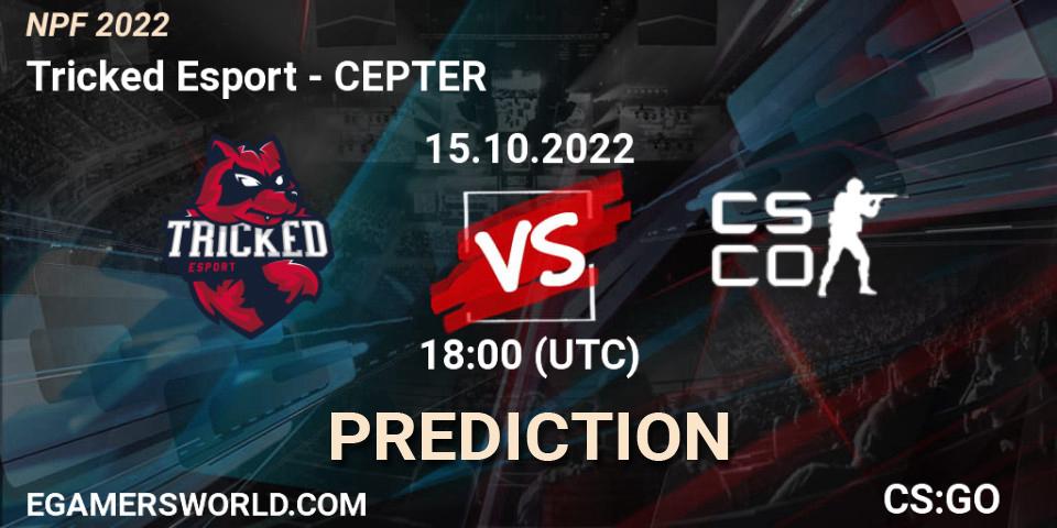 Tricked Esport - Alpha Gaming: прогноз. 15.10.2022 at 18:10, Counter-Strike (CS2), NPF 2022