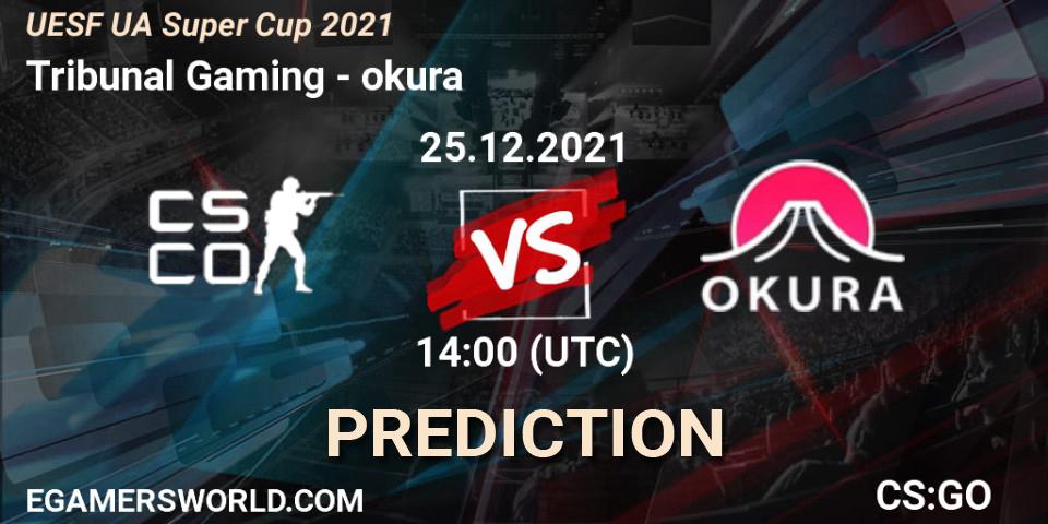 Tribunal Gaming - okura: прогноз. 25.12.2021 at 14:00, Counter-Strike (CS2), UESF Ukrainian Super Cup 2021