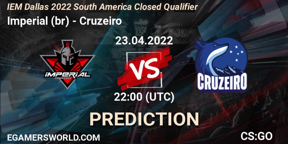 Imperial (br) - Cruzeiro: прогноз. 23.04.2022 at 22:25, Counter-Strike (CS2), IEM Dallas 2022 South America Closed Qualifier