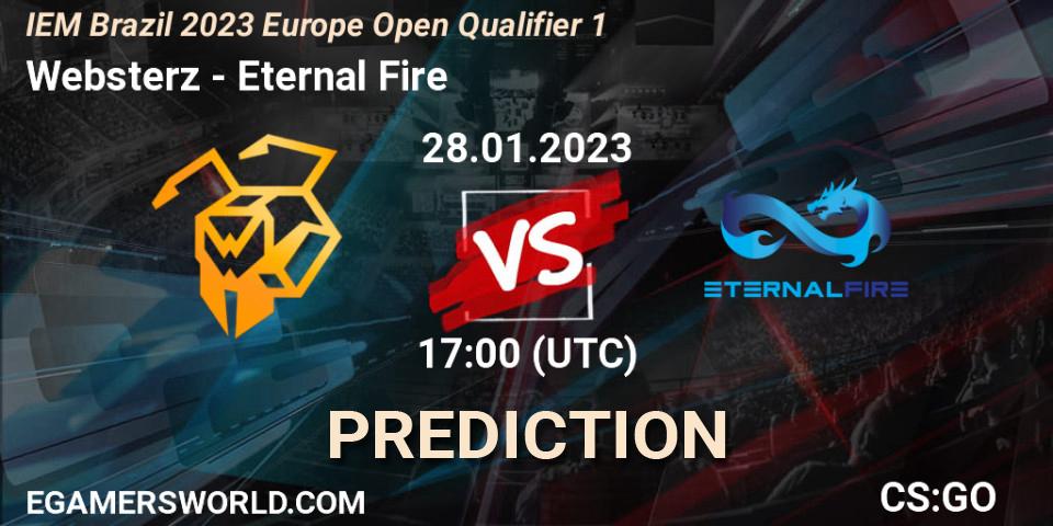 Websterz - Eternal Fire: прогноз. 28.01.23, CS2 (CS:GO), IEM Brazil Rio 2023 Europe Open Qualifier 1