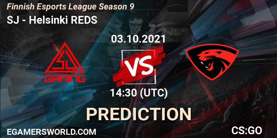 SJ - Helsinki REDS: прогноз. 03.10.2021 at 14:45, Counter-Strike (CS2), Finnish Esports League Season 9