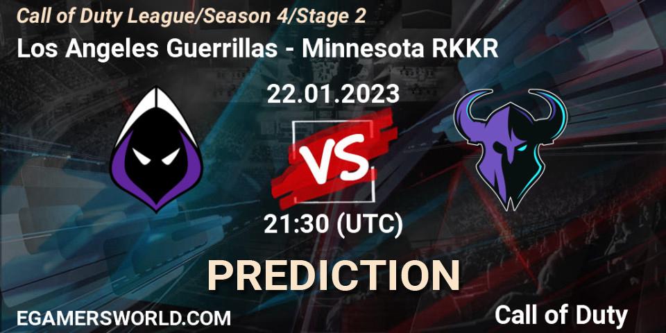 Los Angeles Guerrillas - Minnesota RØKKR: прогноз. 22.01.2023 at 21:30, Call of Duty, Call of Duty League 2023: Stage 2 Major Qualifiers