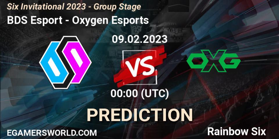 BDS Esport - Oxygen Esports: прогноз. 09.02.2023 at 00:00, Rainbow Six, Six Invitational 2023 - Group Stage