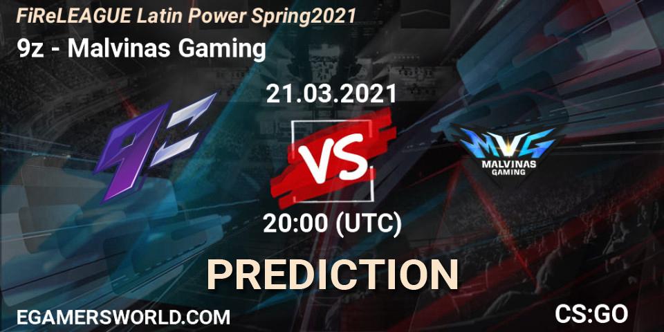 9z - Malvinas Gaming: прогноз. 21.03.21, CS2 (CS:GO), FiReLEAGUE Latin Power Spring 2021 - BLAST Premier Qualifier