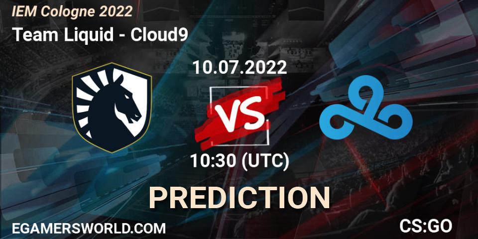 Team Liquid - Cloud9: прогноз. 10.07.2022 at 10:30, Counter-Strike (CS2), IEM Cologne 2022