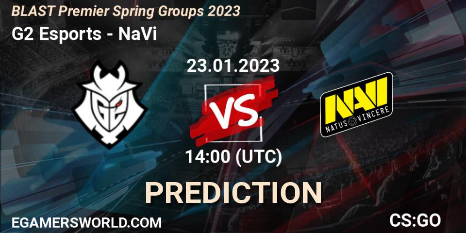 G2 Esports - NaVi: прогноз. 23.01.2023 at 14:00, Counter-Strike (CS2), BLAST Premier Spring Groups 2023