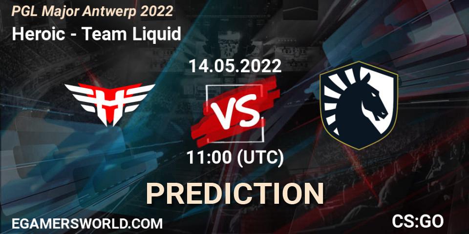 Heroic - Team Liquid: прогноз. 14.05.2022 at 10:00, Counter-Strike (CS2), PGL Major Antwerp 2022