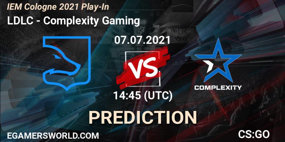 LDLC - Complexity Gaming: прогноз. 07.07.21, CS2 (CS:GO), IEM Cologne 2021 Play-In