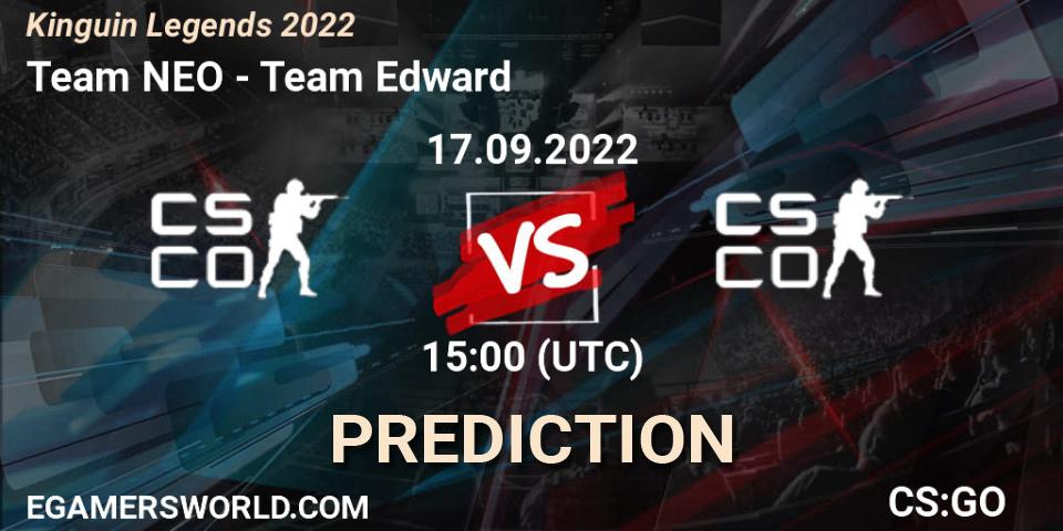 Team NEO - Team Edward: прогноз. 17.09.2022 at 15:10, Counter-Strike (CS2), Kinguin Legends 2022
