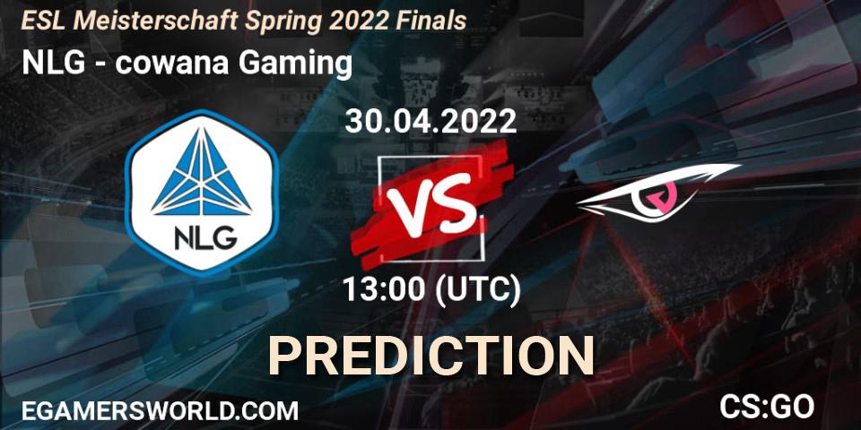 NLG - cowana Gaming: прогноз. 30.04.2022 at 13:00, Counter-Strike (CS2), ESL Meisterschaft Spring 2022 Finals