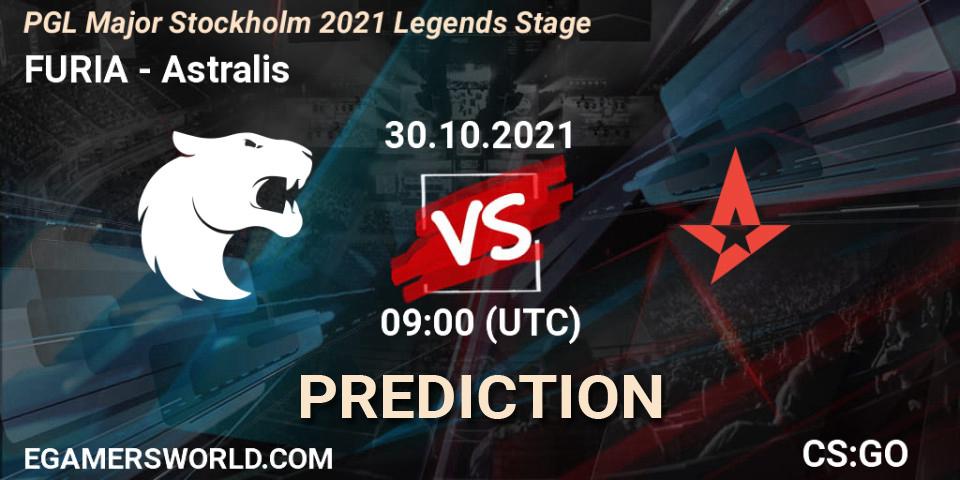 FURIA - Astralis: прогноз. 30.10.2021 at 13:50, Counter-Strike (CS2), PGL Major Stockholm 2021 Legends Stage