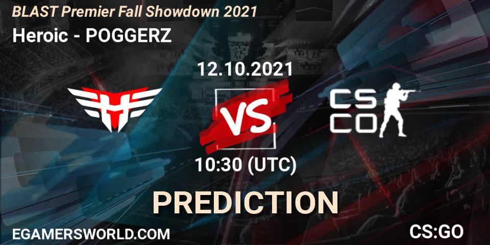 Heroic - POGGERZ: прогноз. 12.10.2021 at 10:30, Counter-Strike (CS2), BLAST Premier Fall Showdown 2021