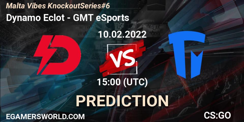 Dynamo Eclot - GMT eSports: прогноз. 10.02.2022 at 15:10, Counter-Strike (CS2), Malta Vibes Knockout Series #6