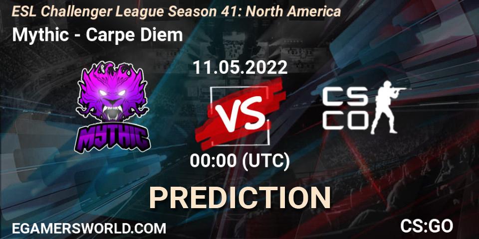 Mythic - Carpe Diem: прогноз. 11.05.2022 at 00:00, Counter-Strike (CS2), ESL Challenger League Season 41: North America