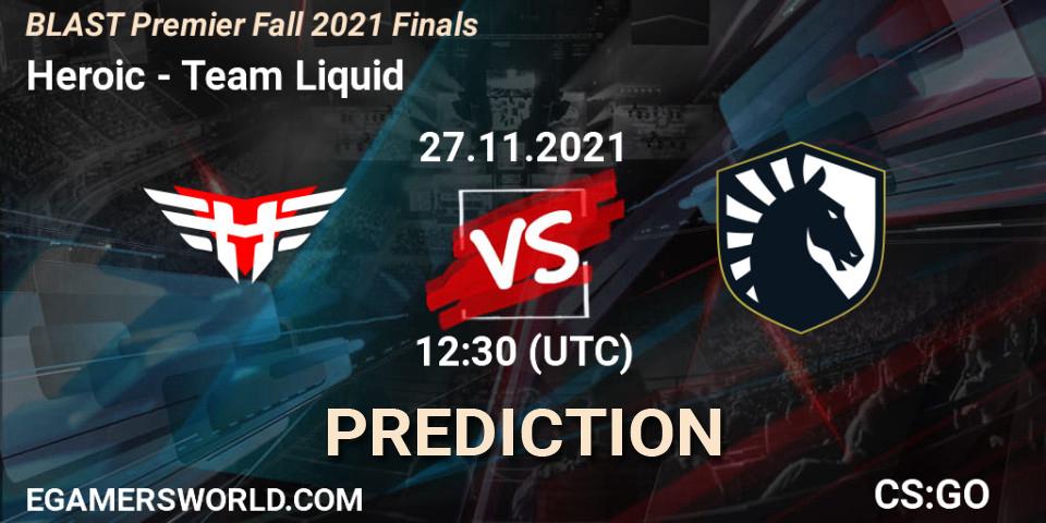 Heroic - Team Liquid: прогноз. 27.11.21, CS2 (CS:GO), BLAST Premier Fall 2021 Finals