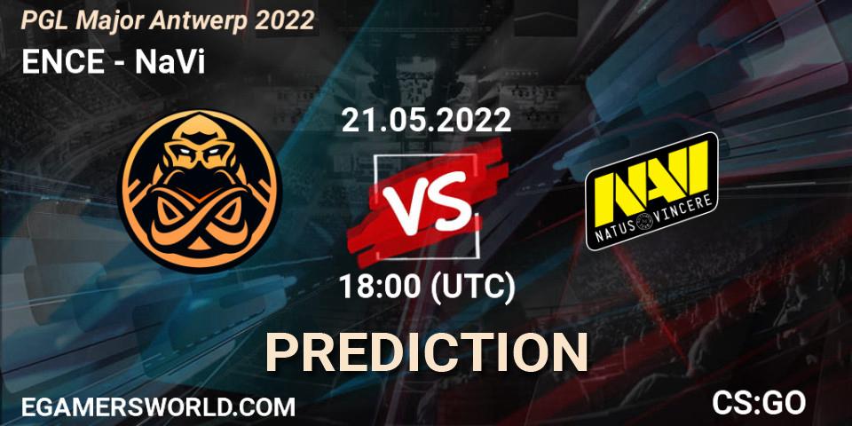 ENCE - NaVi: прогноз. 21.05.2022 at 18:25, Counter-Strike (CS2), PGL Major Antwerp 2022