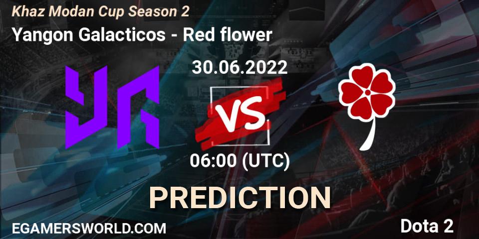 Yangon Galacticos - Red flower: прогноз. 30.06.2022 at 06:13, Dota 2, Khaz Modan Cup Season 2