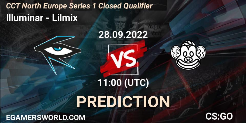 Illuminar - Lilmix: прогноз. 28.09.2022 at 11:00, Counter-Strike (CS2), CCT North Europe Series 1 Closed Qualifier