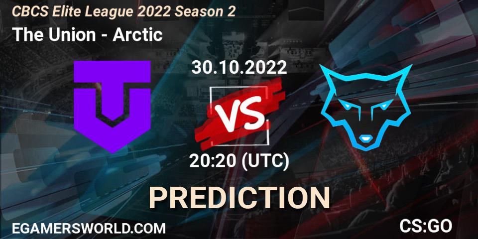 The Union - Arctic: прогноз. 30.10.22, CS2 (CS:GO), CBCS Elite League 2022 Season 2