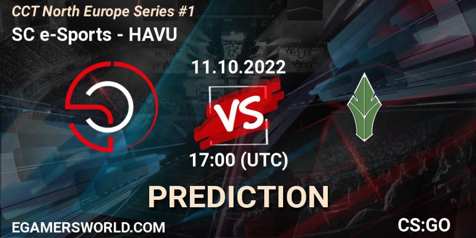 SC e-Sports - HAVU: прогноз. 11.10.2022 at 17:00, Counter-Strike (CS2), CCT North Europe Series #1