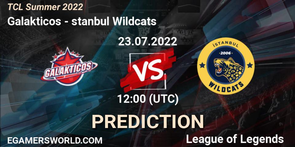Galakticos - İstanbul Wildcats: прогноз. 23.07.2022 at 12:00, LoL, TCL Summer 2022