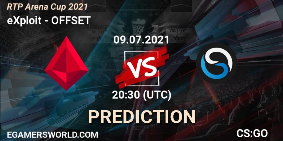 eXploit - OFFSET: прогноз. 09.07.21, CS2 (CS:GO), RTP Arena Cup 2021